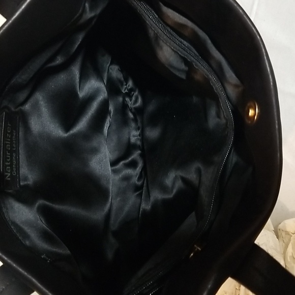 Naturalizer Black Leather Small Tote - Picture 4 of 10